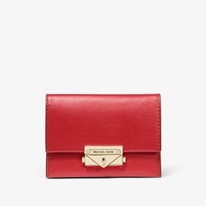 NWT - Michael Kors Cece Small Leather Card Case